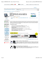 Copie d'écran d'un ordinateur portable vendu sans Windows sur LDLC.com
